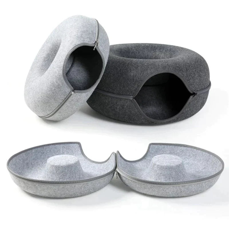 Cozy Felt Cat Haven